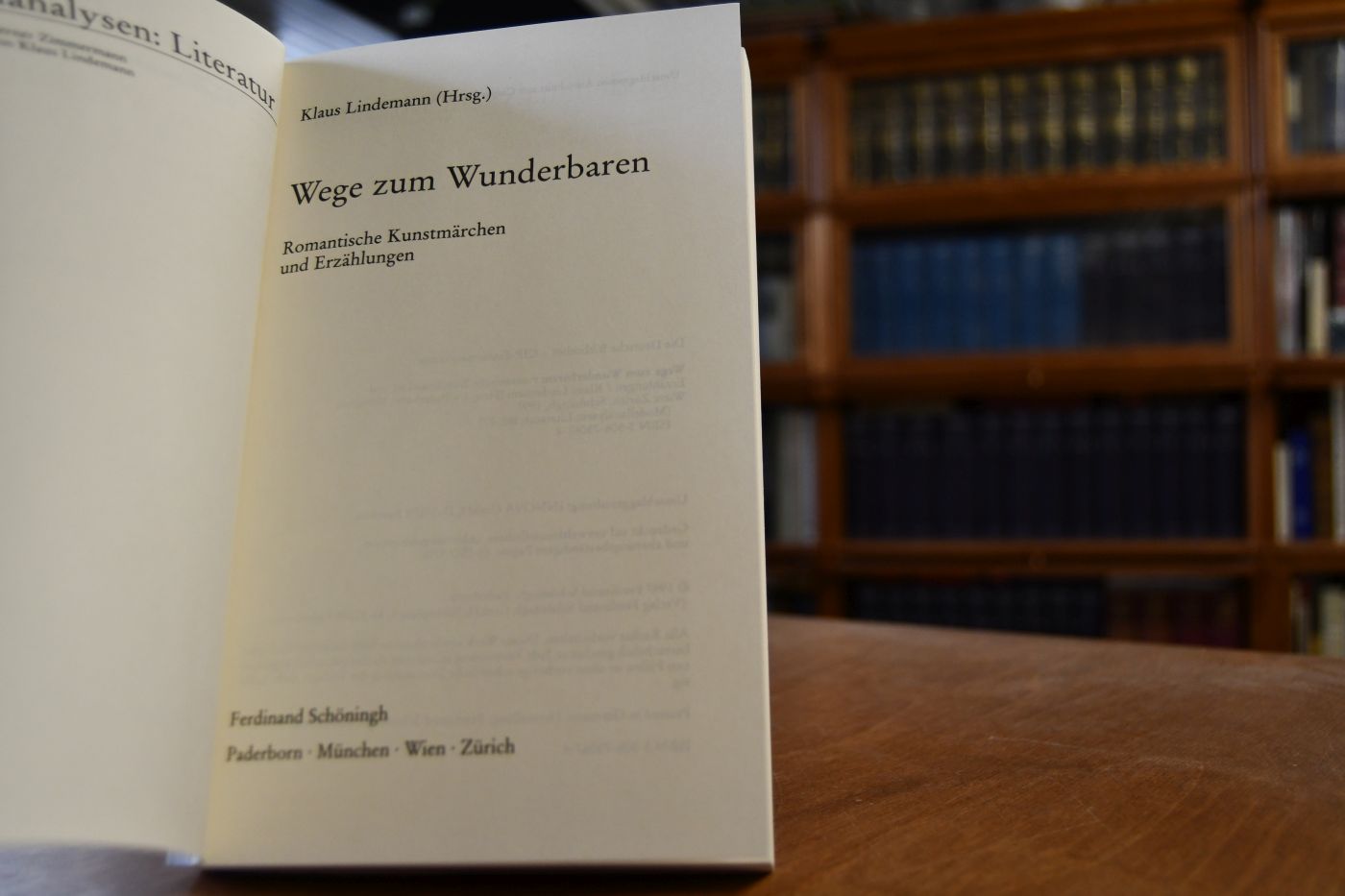 Wege zum Wunderbaren. Romantische Kunstmärchen und Erzählungen.