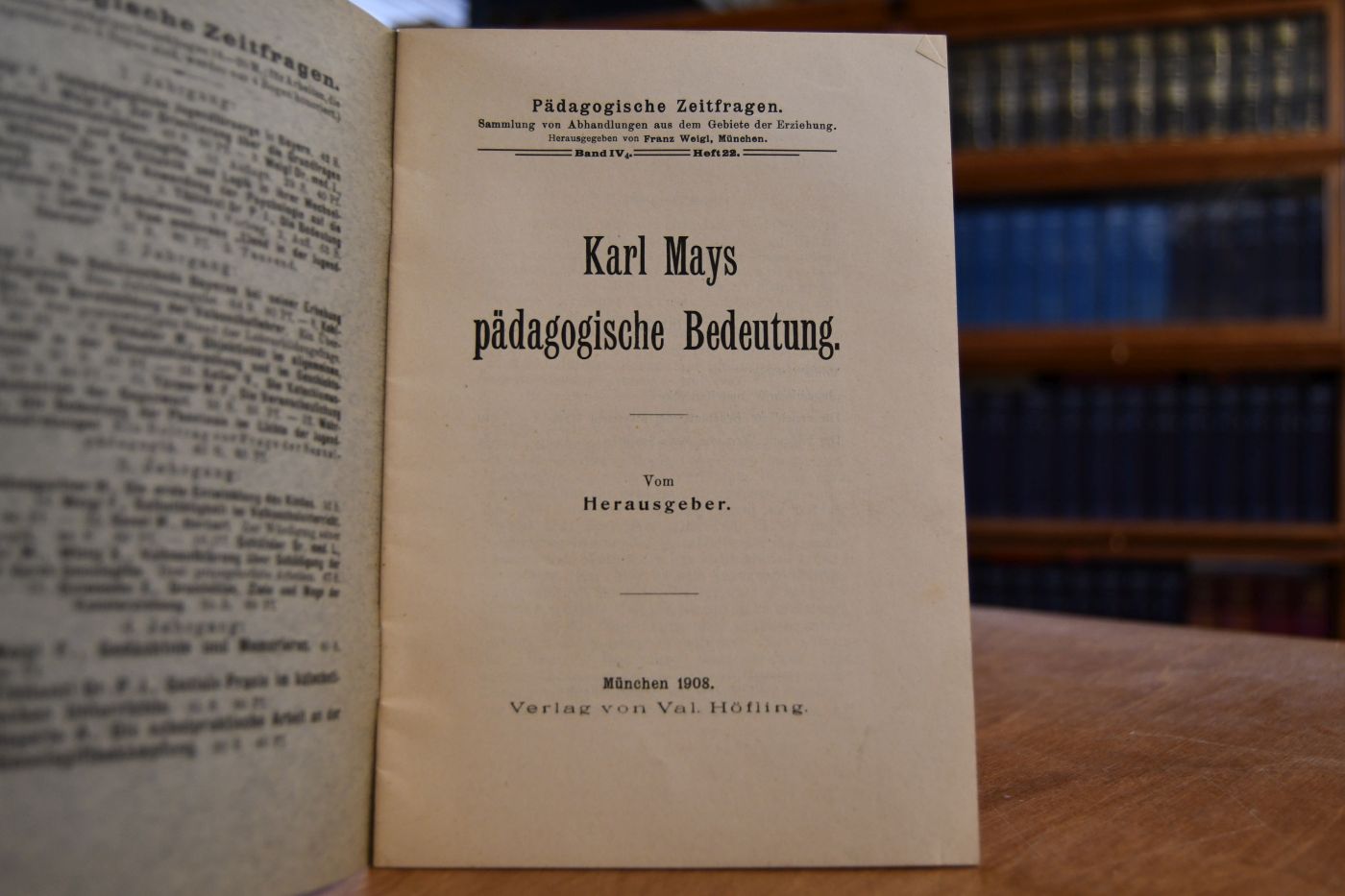 Karl Mays pädagogische Bedeutung.