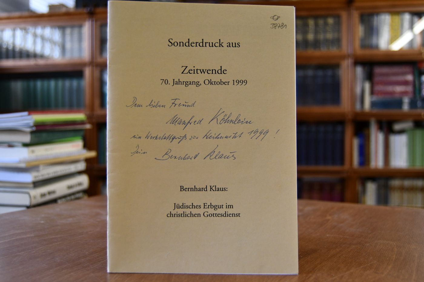 Jüdisches Erbgut im christlichen Gottesdienst.