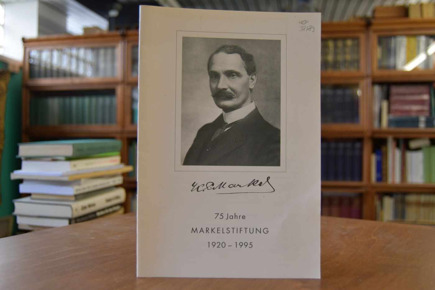 75 Jahre Markelstiftung 1920-1995.