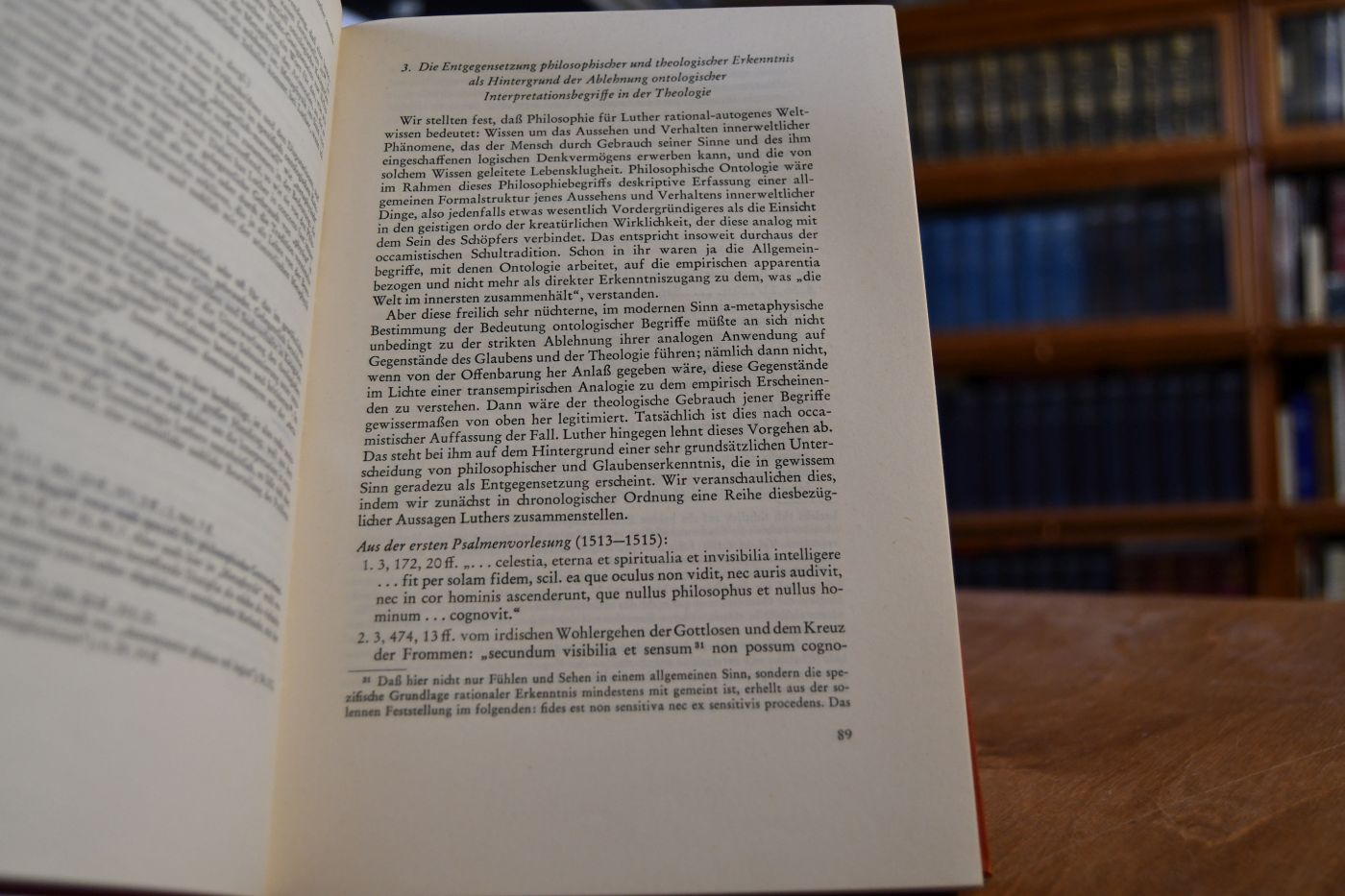 Ontologie der Person bei Luther.
