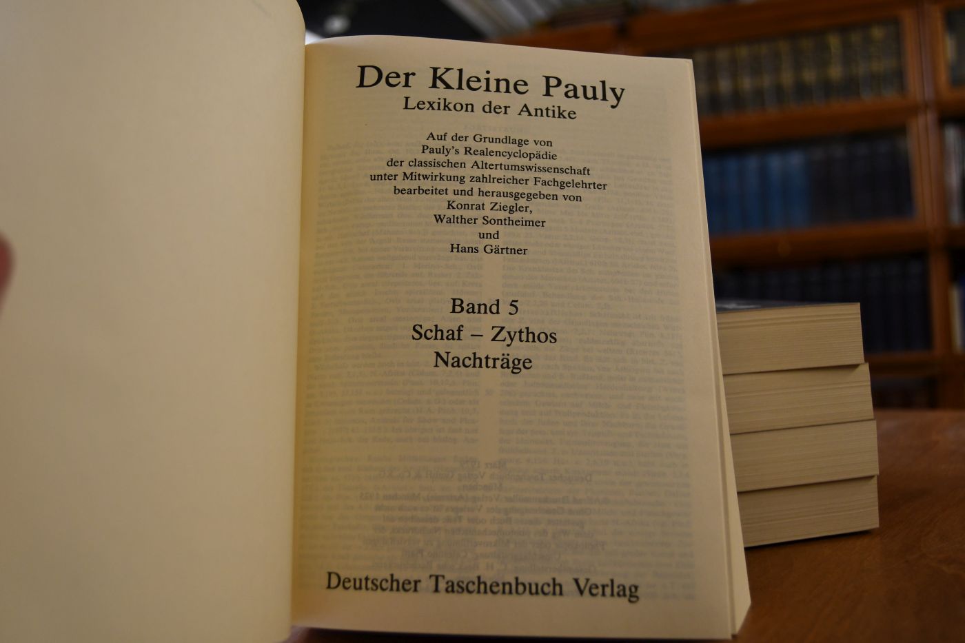 Der kleine Pauly. Lexikon der Antike [in 5 Bd.].