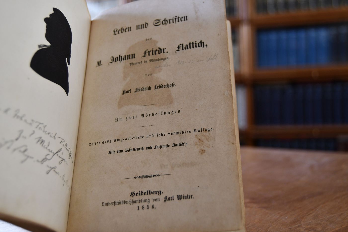 Leben und Schriften des M. Johann Friedr. Flattich, Pfarrers in Münchingen.