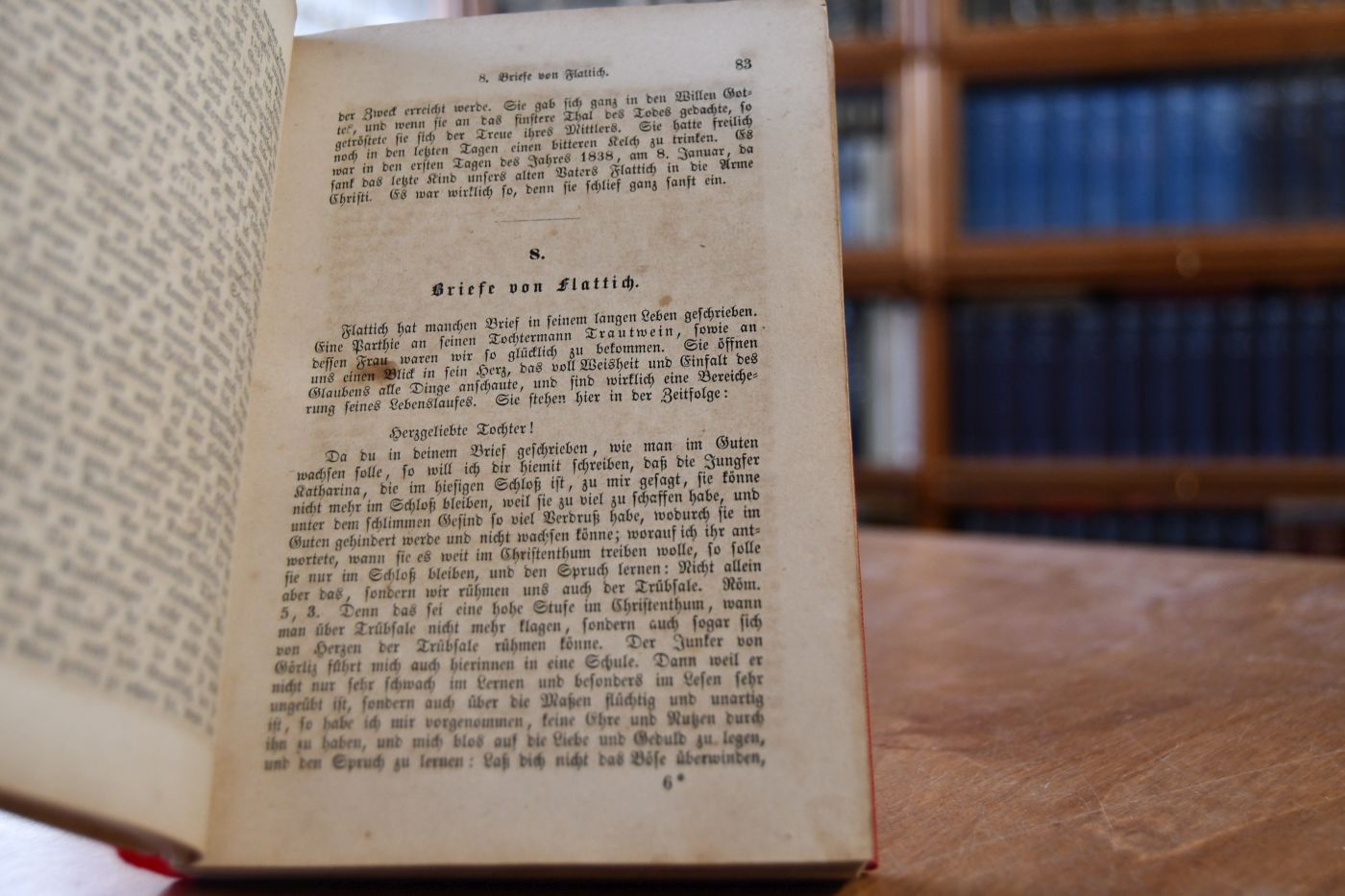 Leben und Schriften des M. Johann Friedr. Flattich, Pfarrers in Münchingen.