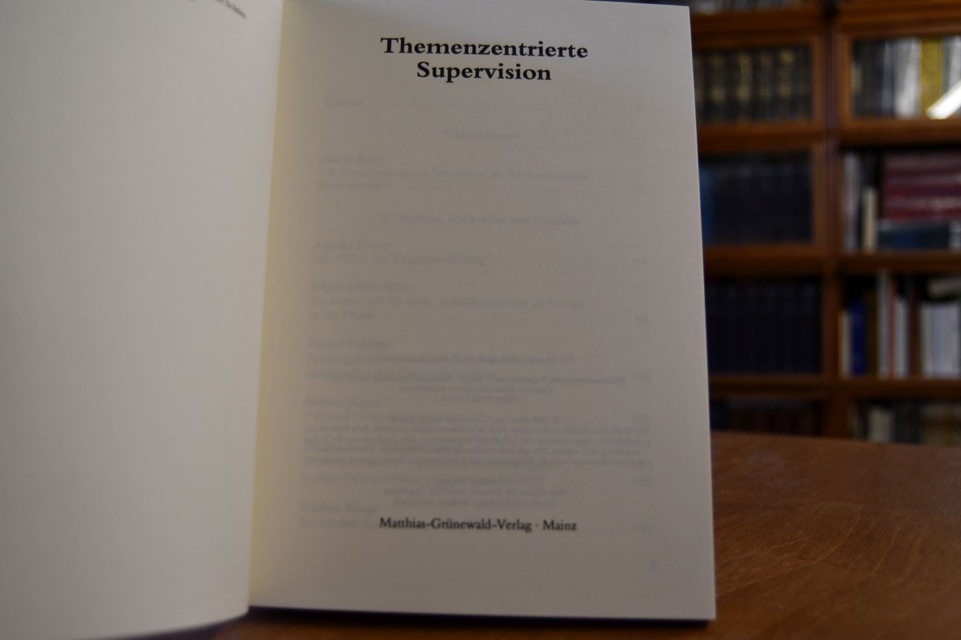 Themenzentrierte Supervision.