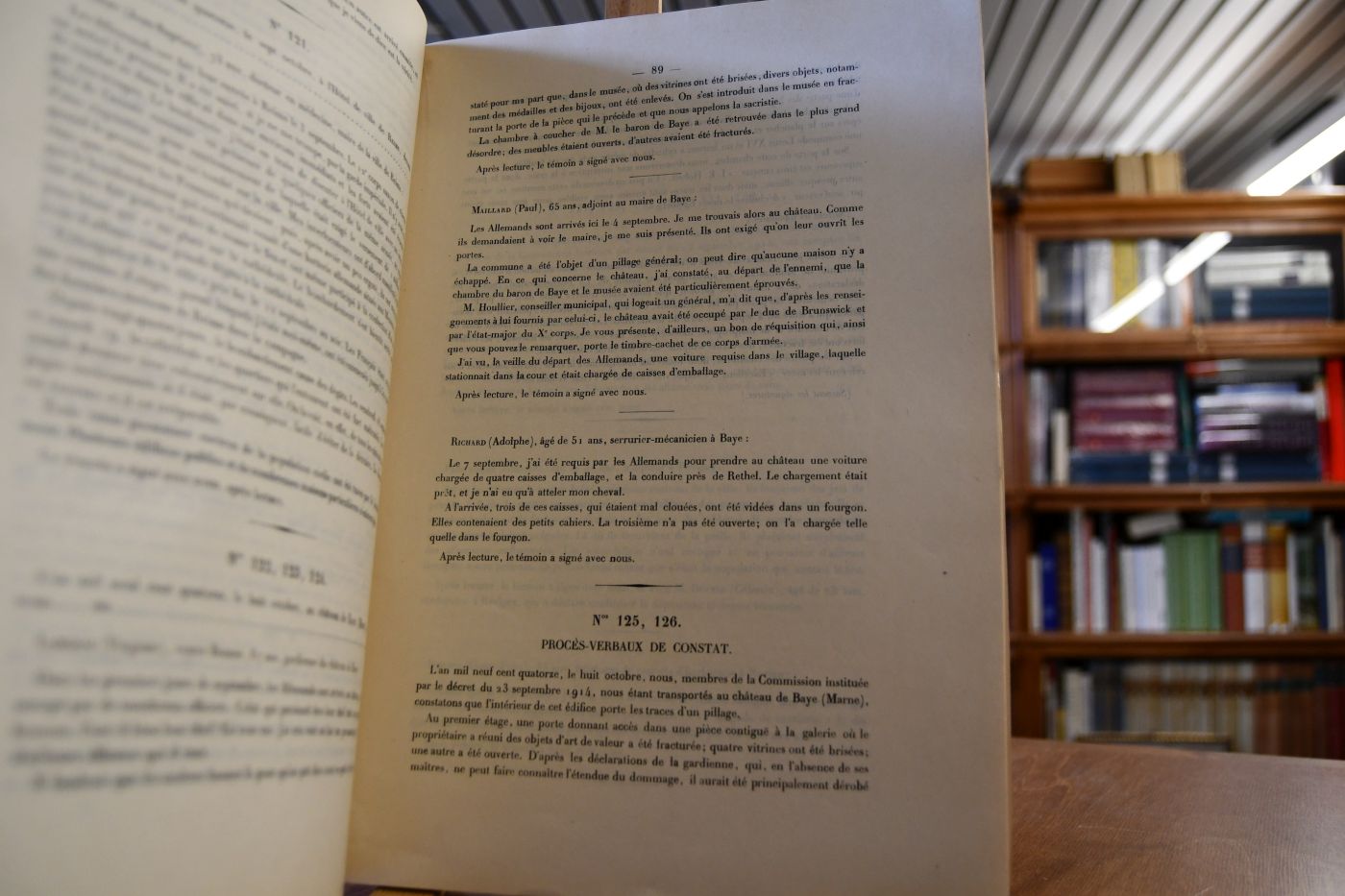 Rapports et Proces-verbaux d`Enquete de la Commission instituee en vue de constater les actes commis par l`ennemi en violation du droit des gens (Decret du 23. Septembre 1914).