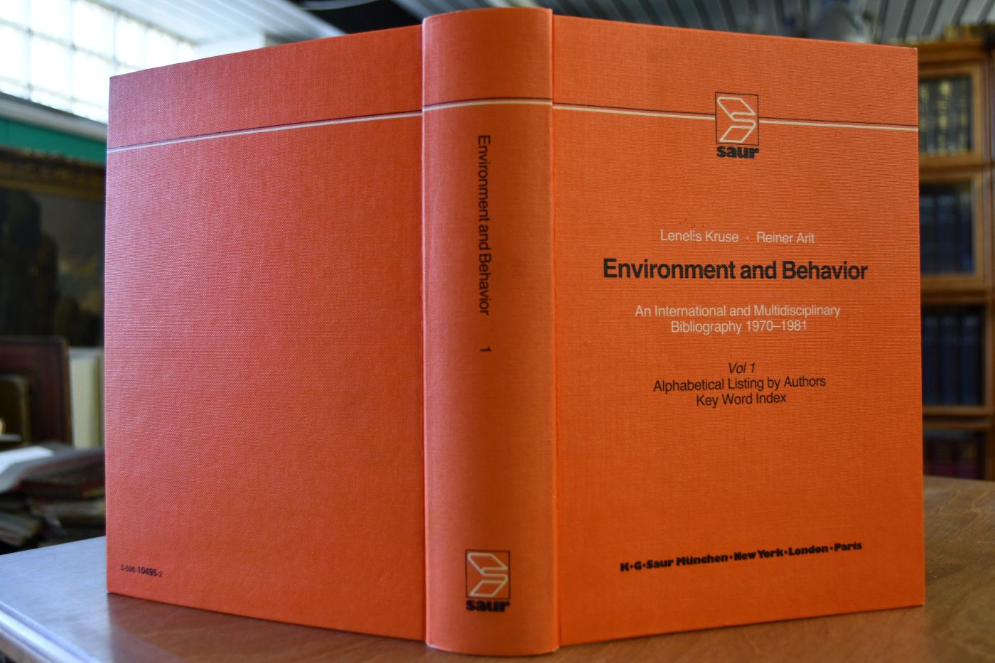 Environment and behavior Vol. 1 Alphabetical Listing by Authors, Key Word Index.