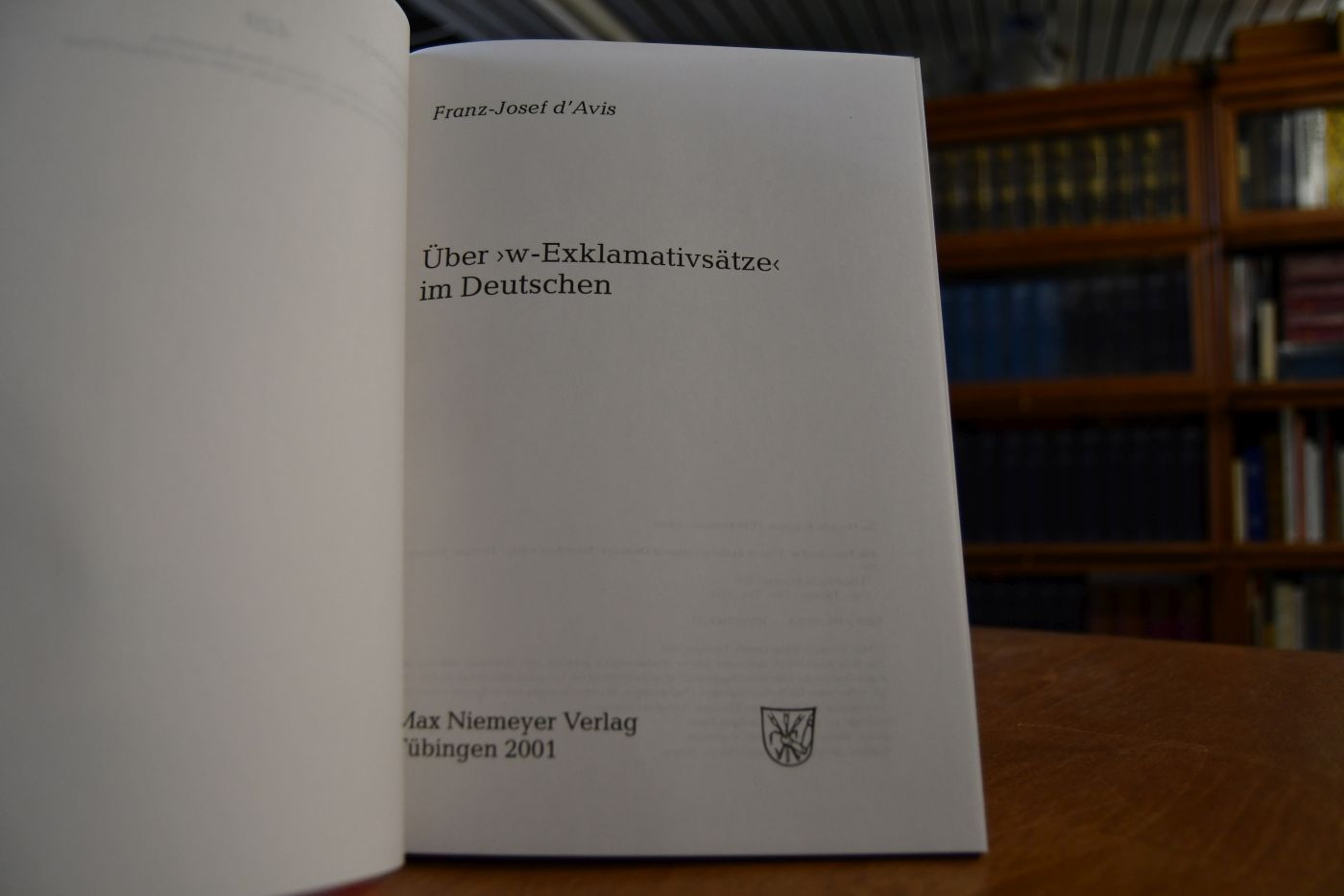 Über `w-Exklamativsätze` im Deutschen.