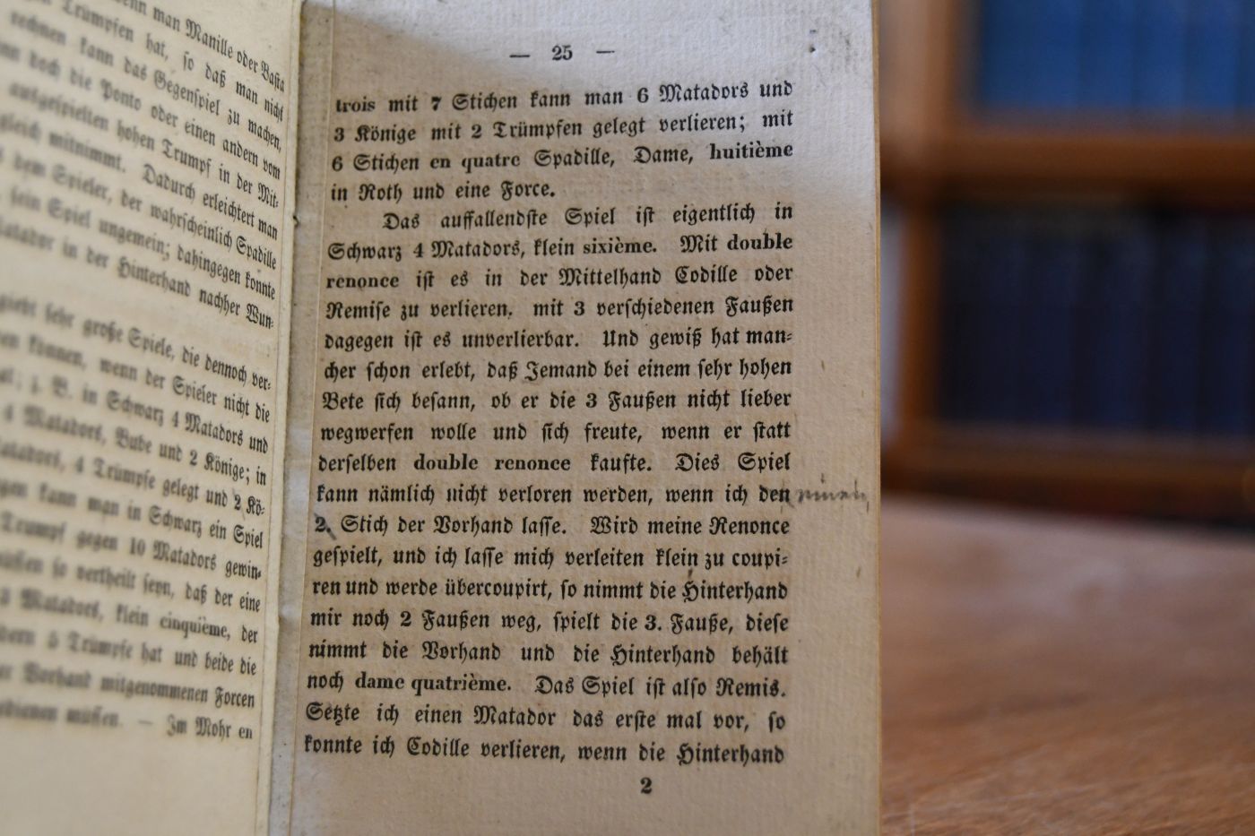 Geist des L`hombrespiels. Bisher noch nirgends aufgestellte Anleitung dies Spiel auf eigenthümliche Weise zu leiten nebst einem Anhange über das Geheimniß der Glückspiele aus den hinterlassenen Papieren des Herrn von Burgdorf.