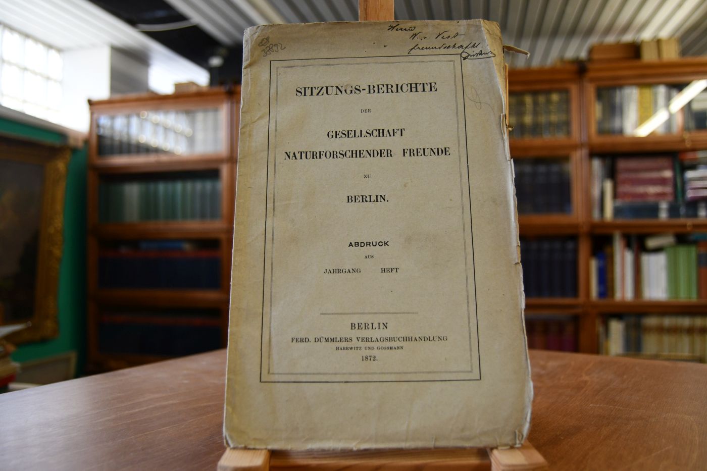 Sitzungs-Bericht der Gesellschaft naturforschender Freunde zu Berlin am 21. Januar 1873.