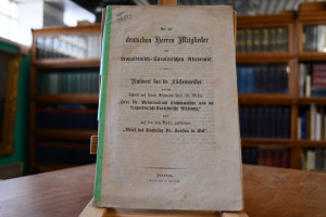 An die deutschen Herren Mitglieder der Leopoldi...