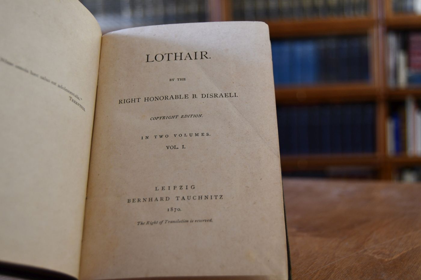 Lothair. 2 Vol. (komplett) in 1 Bd.