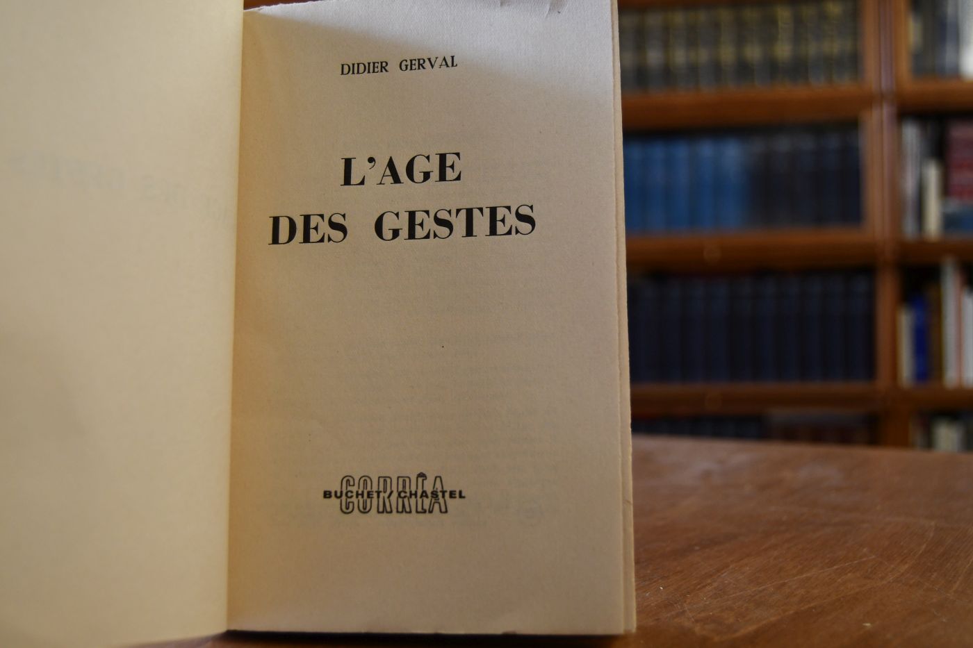L`age des Gestes.