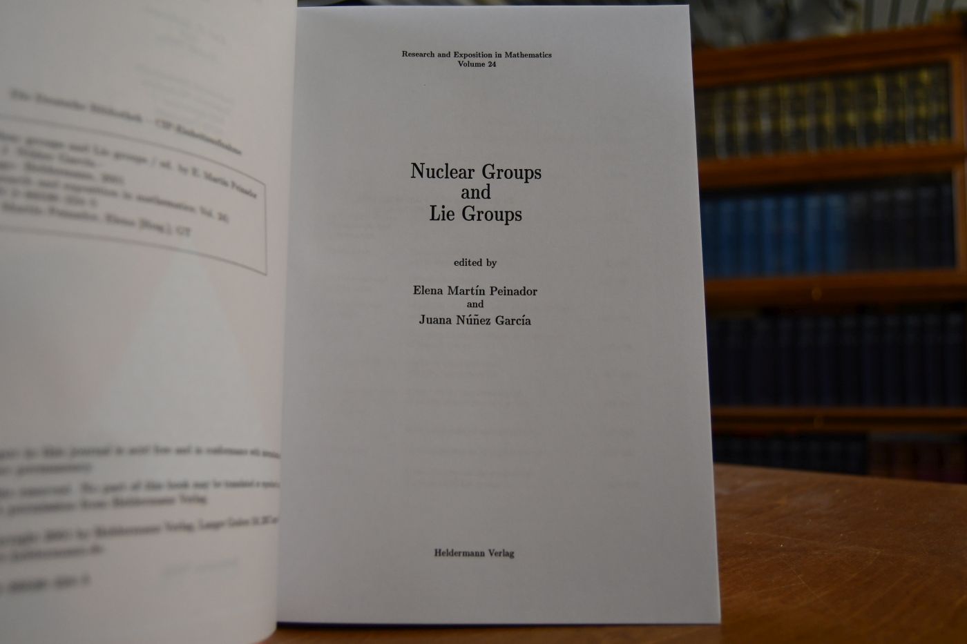 Nuclear groups and Lie groups.