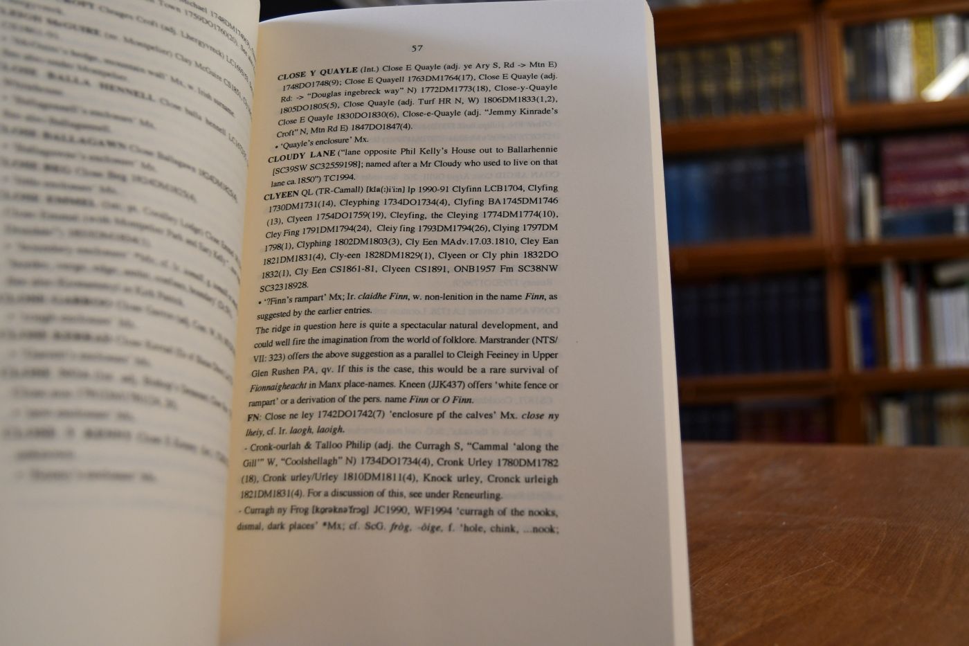 Placenames of the Isle of Man. Volume 2, Sheading of Michael (Kirk Michael, Ballaugh, and Jurby).