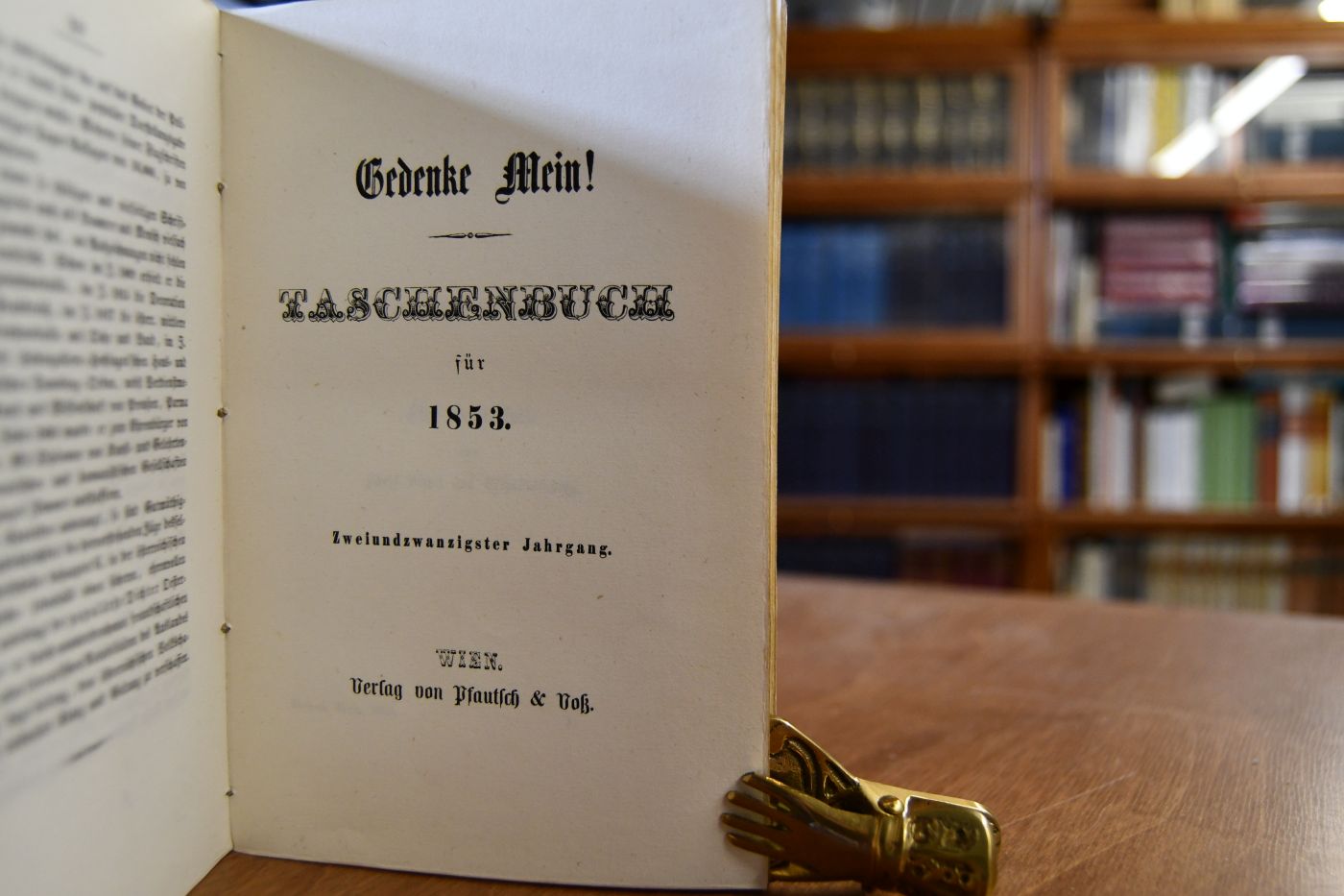 Gedenke Mein! Taschenbuch für 1853. 22. Jahrgang.