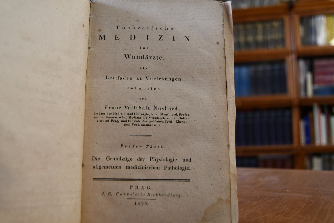 Grundzüge der Physiologie und allgemeinen medizinischen Pathologie für Wundärzte.