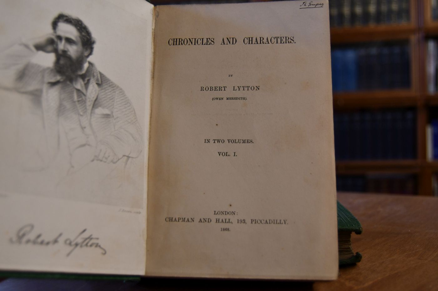 Chronicles and Characters. 2 Bde. (komplett).