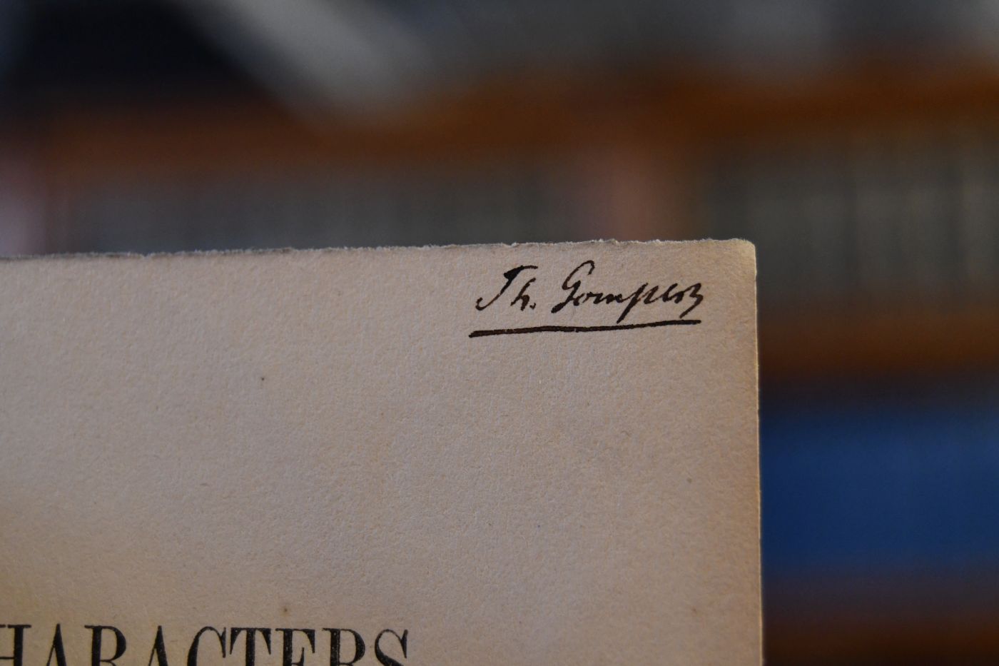 Chronicles and Characters. 2 Bde. (komplett).