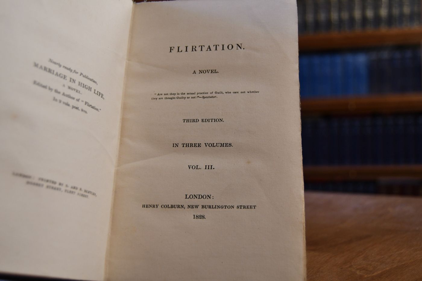 Flirtation. A novel.