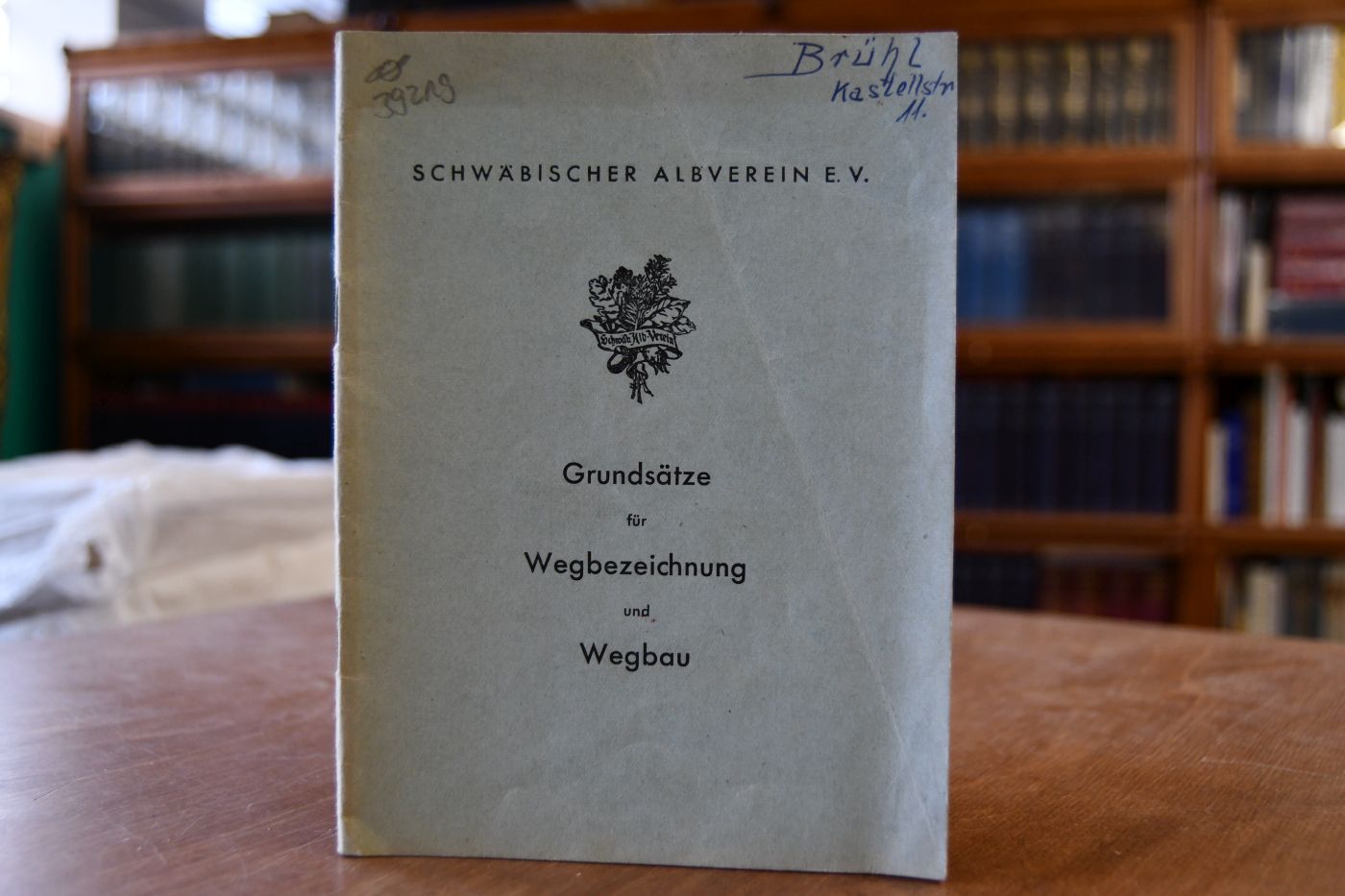 Schwäbischer Albverein e.V. Grundsätze für Wegbezeichnung und Wegbau.