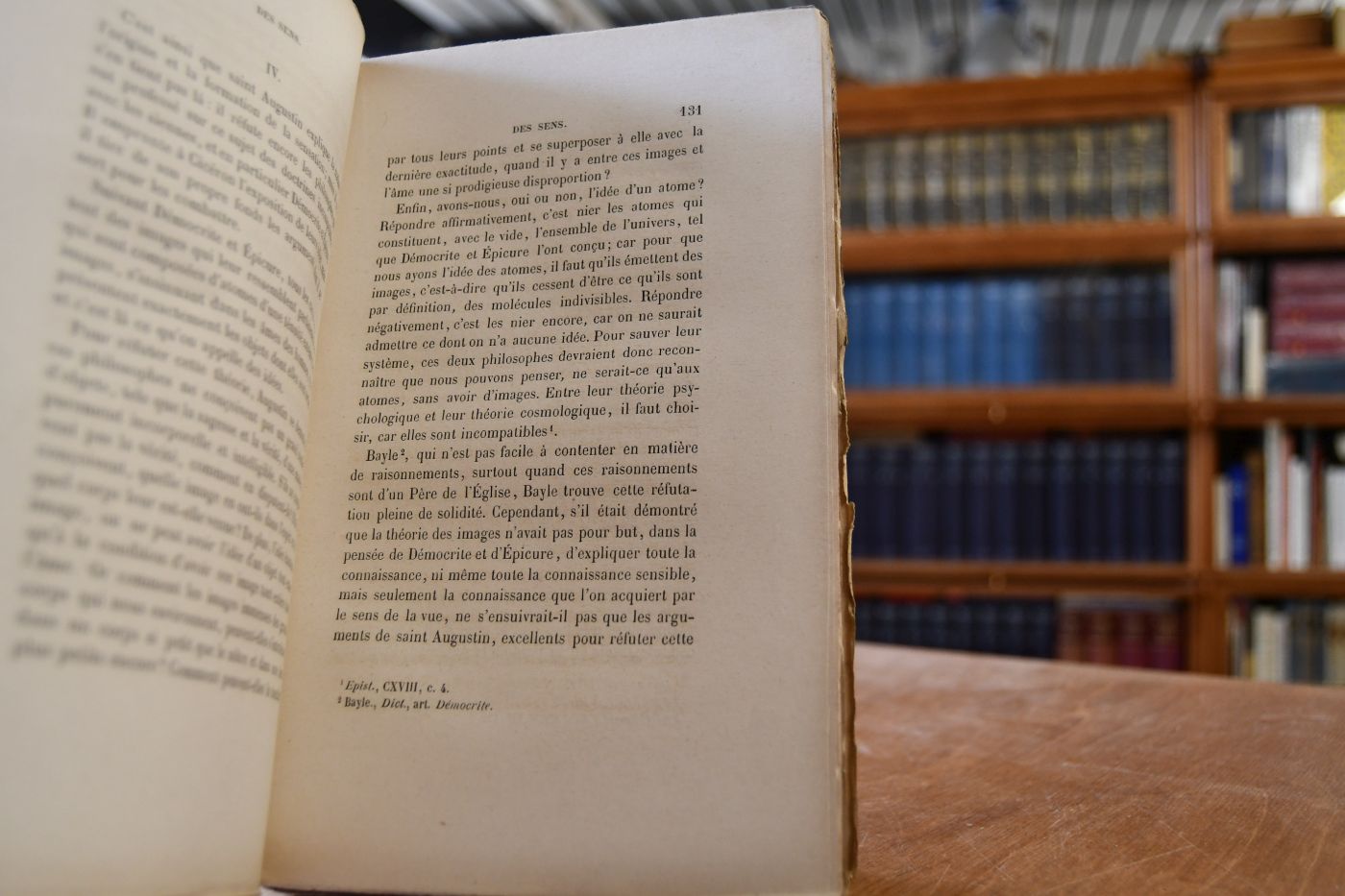 De la Psychologie de Saint Augustin.