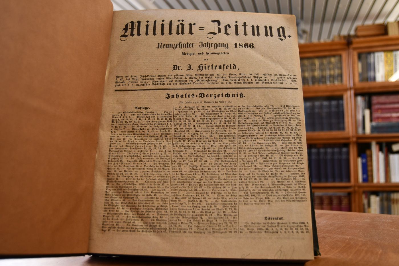 Militär-Zeitung. Neunzehnter Jahrgang 1866.