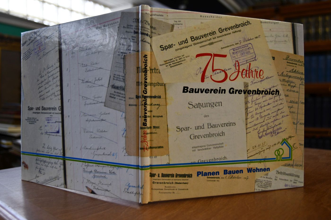 75 Jahre Bauverein Grevenbroich. Planen, Bauen, Wohnen.
