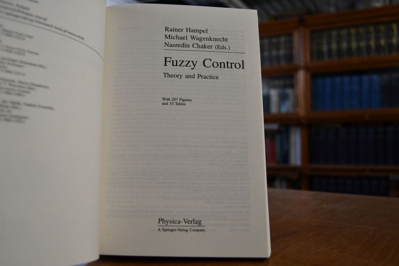 Fuzzy control. Theory and practice.