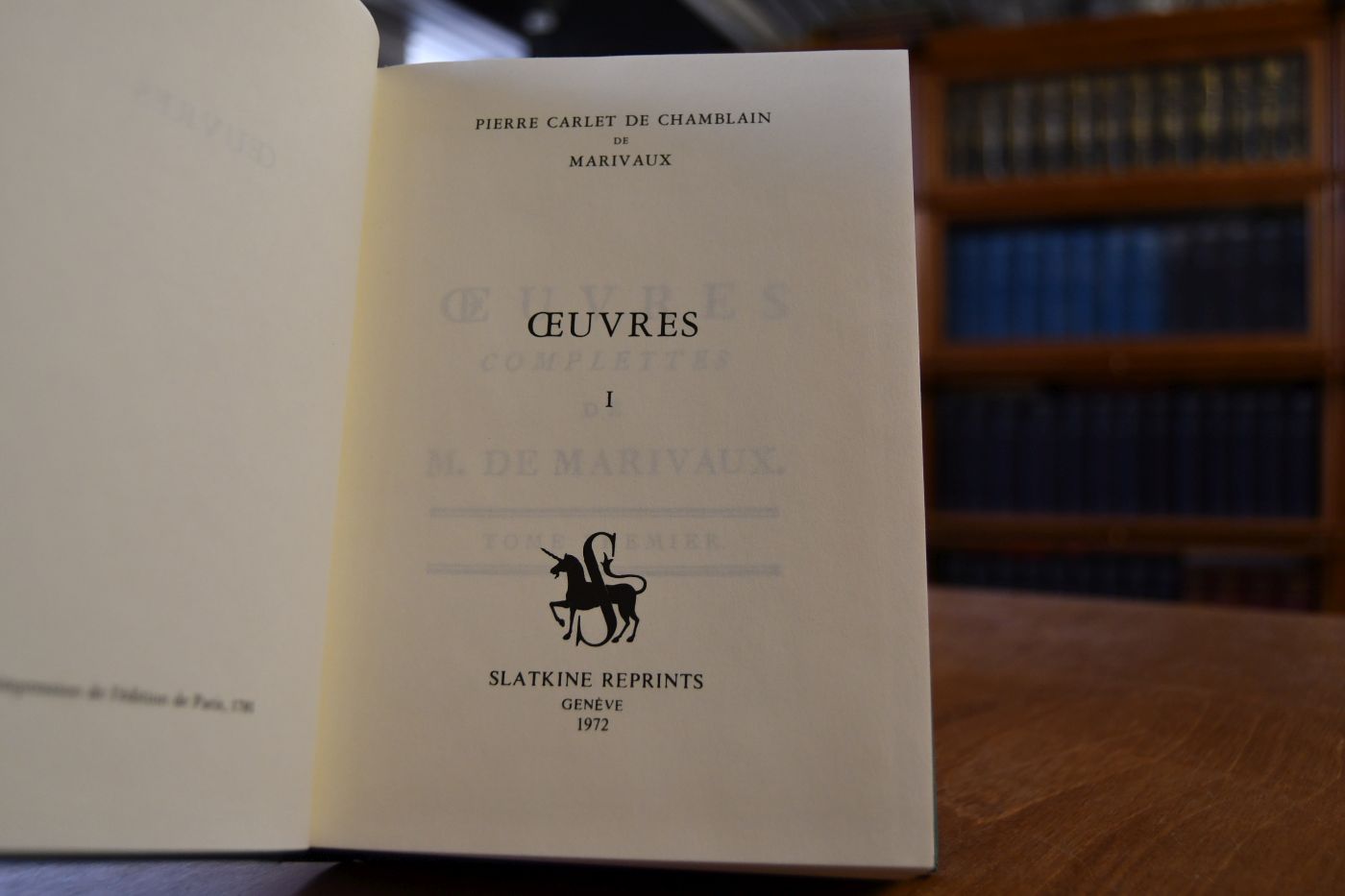 Oeuvres. Bd. I (von 12) apart.