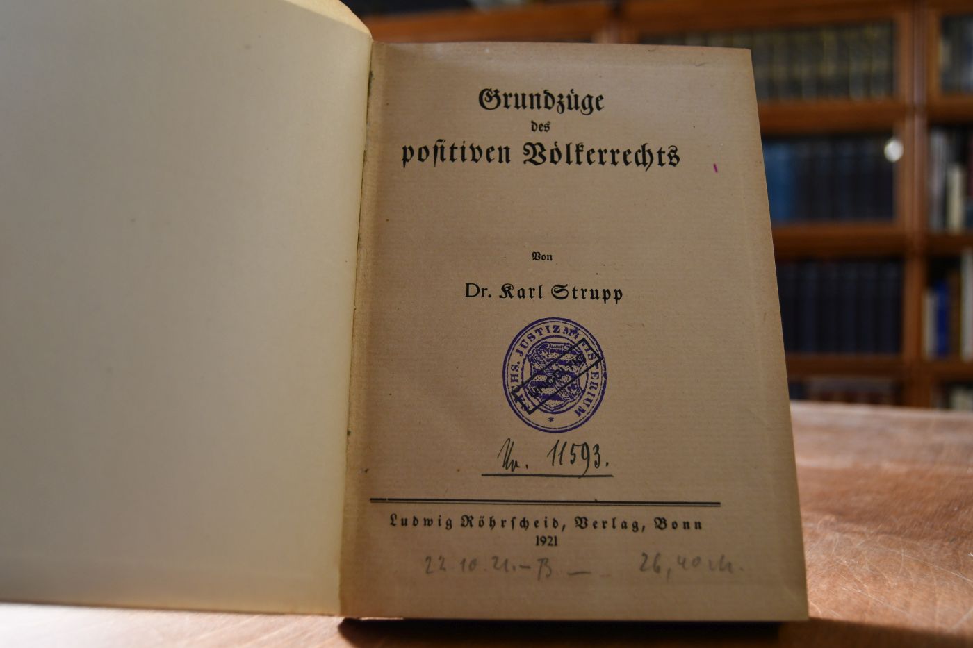 Grundzüge des positiven Völkerrechts.