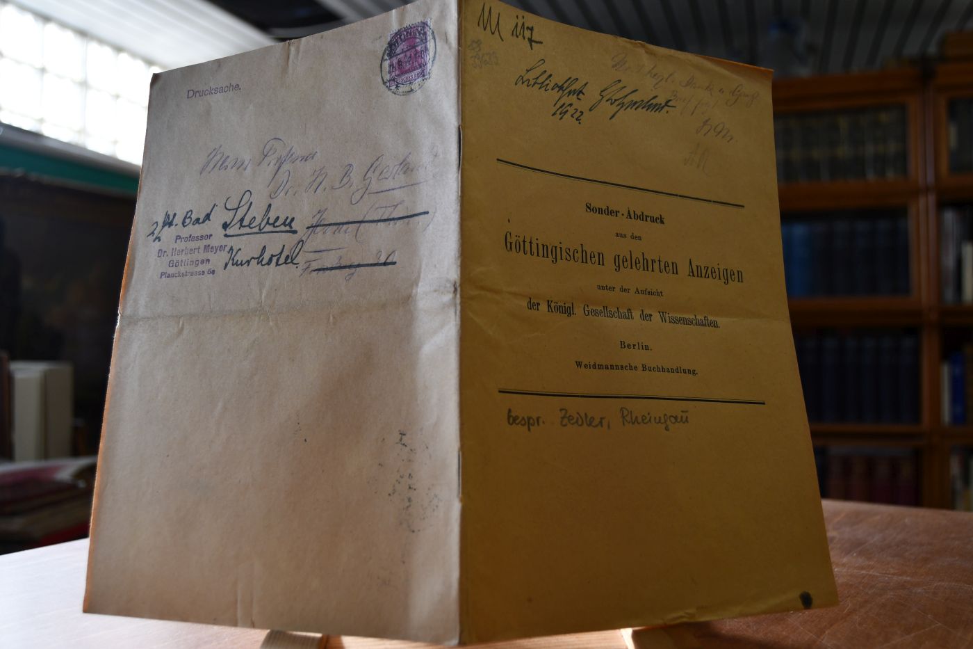 Buchbesprechung von Gottfried Zedler Kritische Untersuchungen zur Geschichte des Rheingaus.