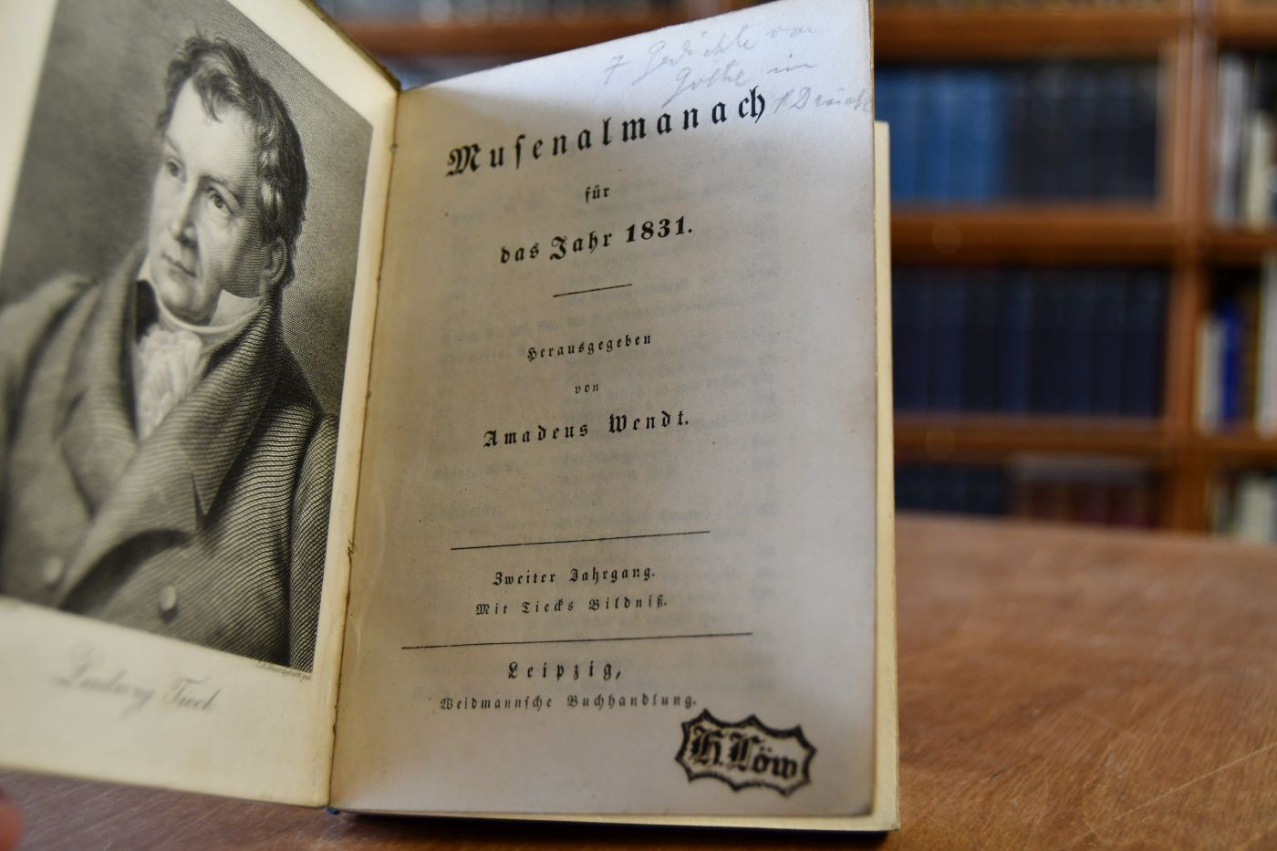 Musenalmanach für das Jahr 1831.