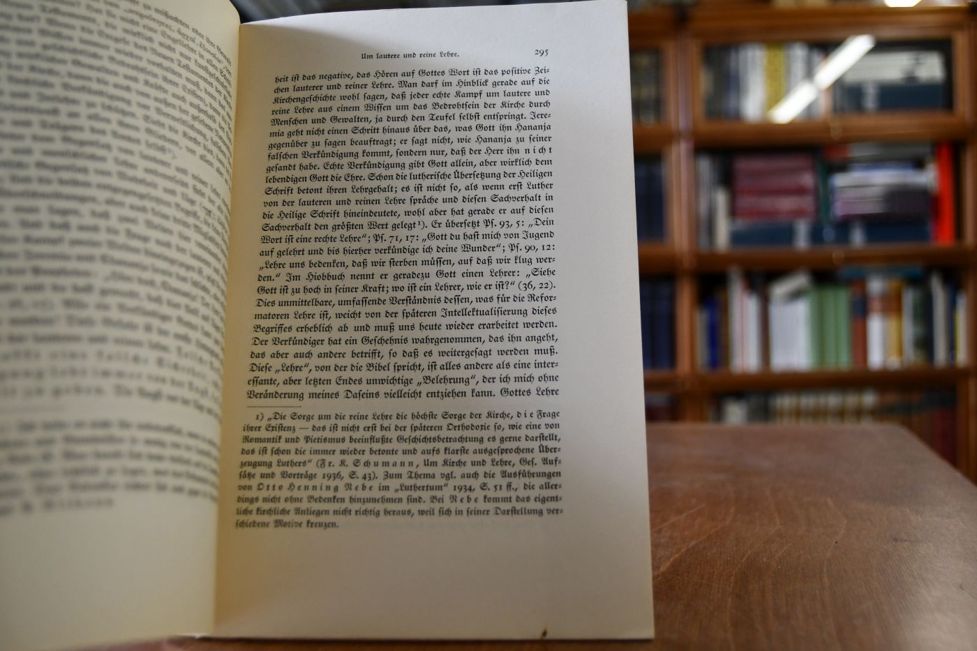 Um lautere und reine Lehre.