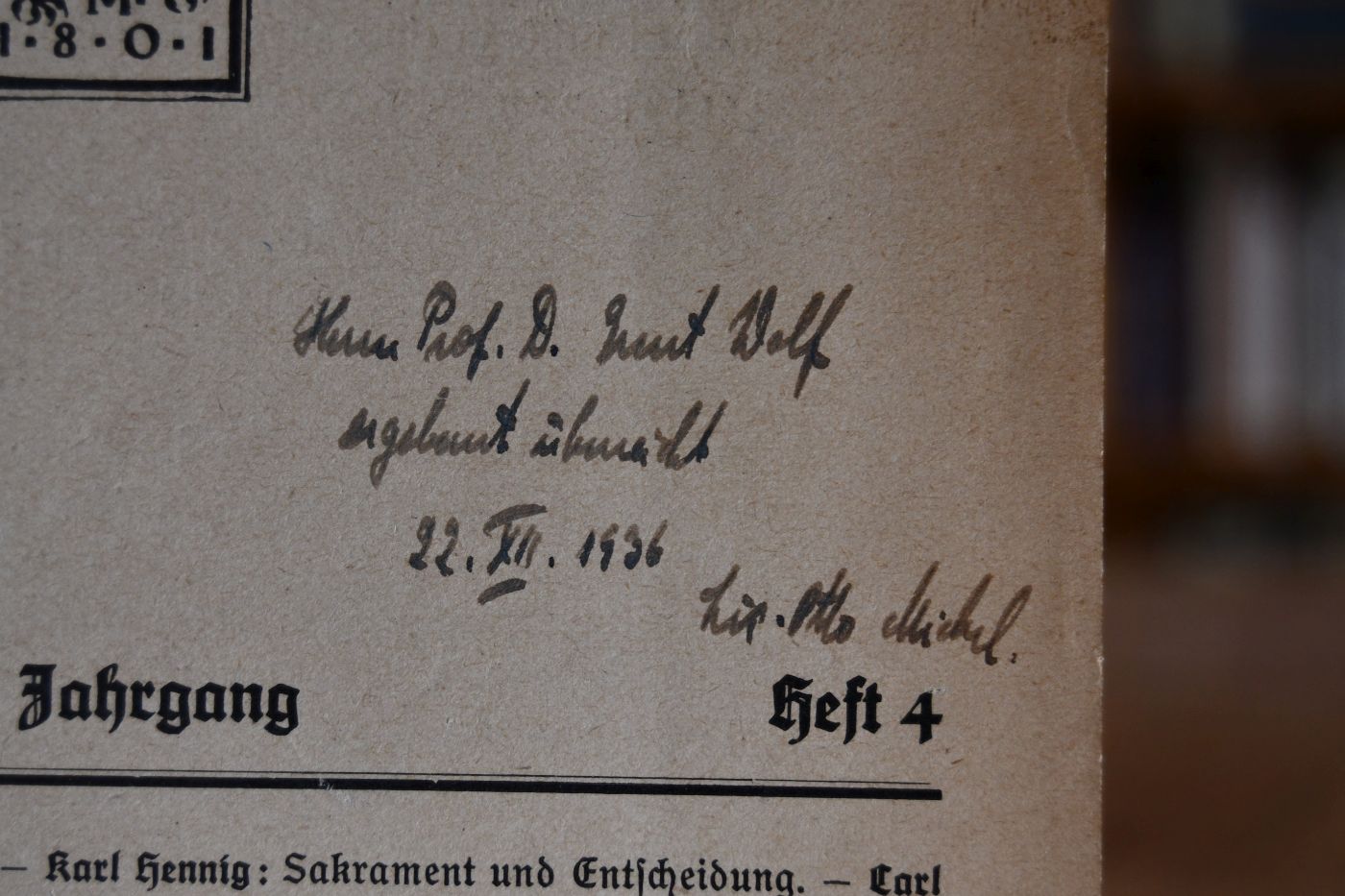 Um lautere und reine Lehre.