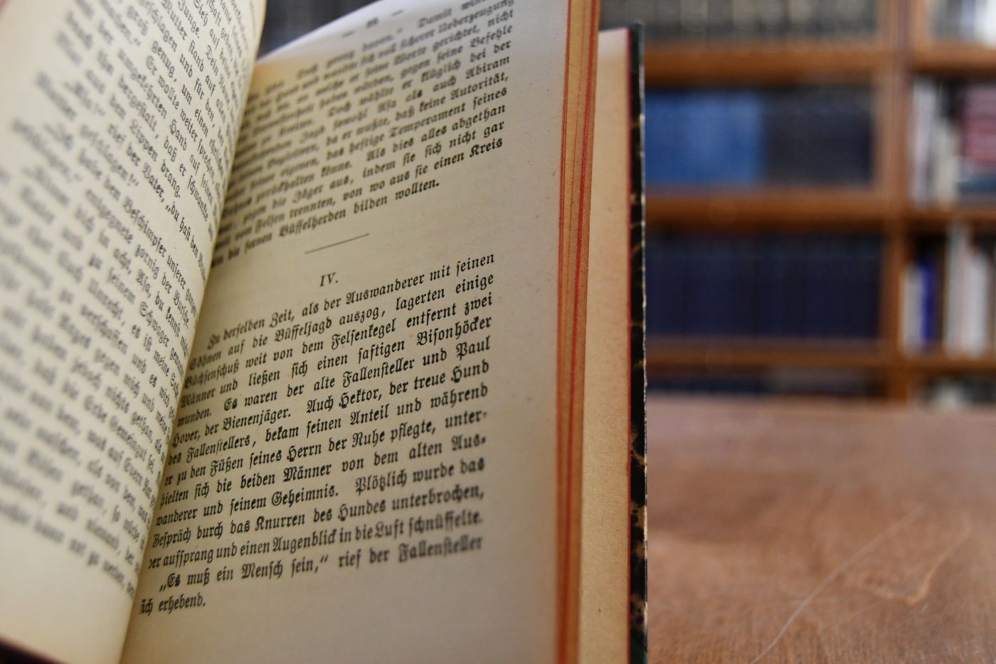 Der Fallensteller. Eine Indianererzählung aus dem Westen Amerika`s.