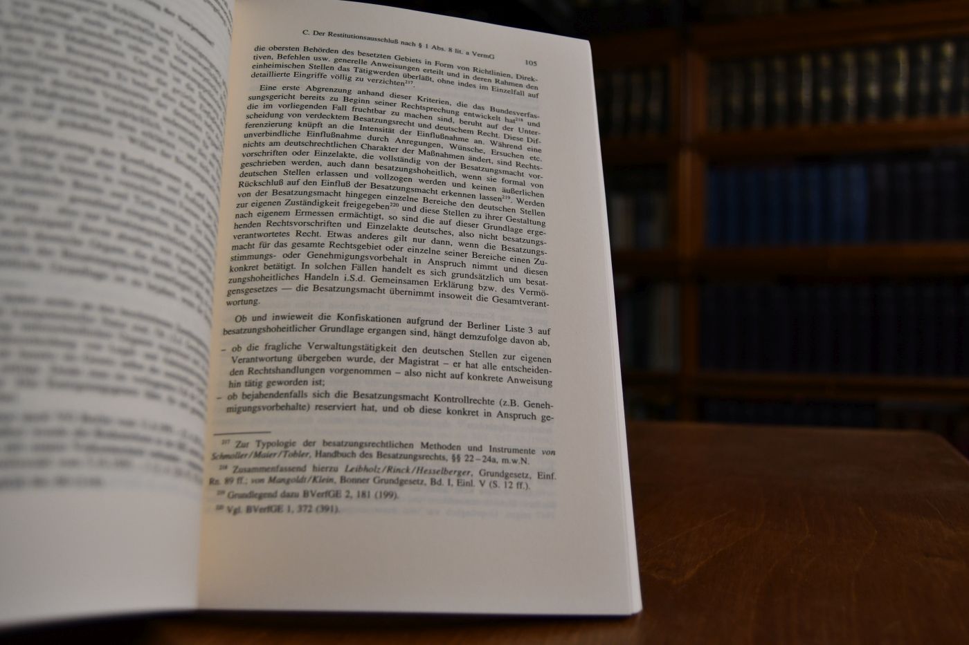 Restitutionsausschluss. Berliner Liste 3, Verfahrensbeteiligung, Entschädigungs- und Ausgleichsleistungsgesetz.