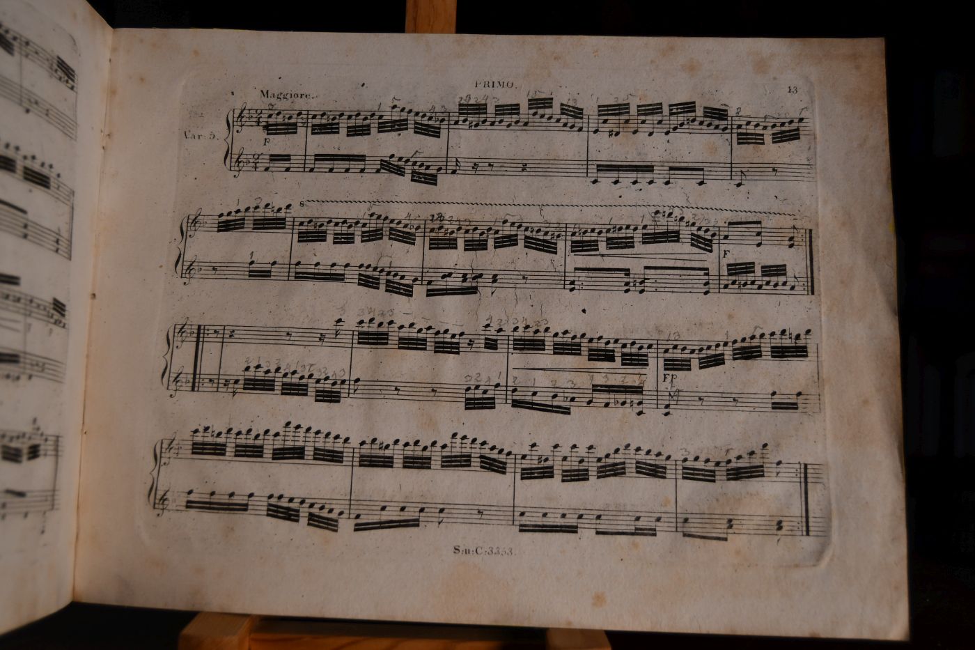 Le Rossignol. Air de Caraffa, chante par Mlle. Metzger. Varie pour le Piano-Forte a 4 mains et dedie a Monsieur Francois Ritter. Oeuvre 121.