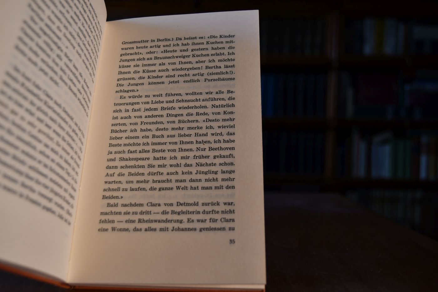 Die Freundschaft Clara Schumanns mit Johannes Brahms. Aus Briefen und Tagebuchblättern.
