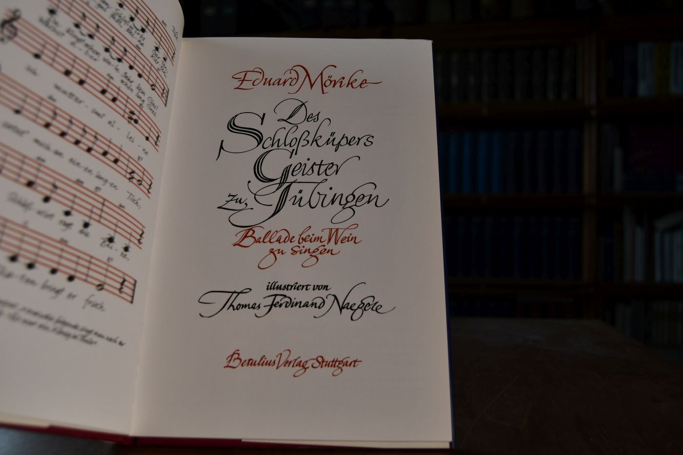 Des Schloßküpers Geister zu Tübingen. Ballade beim Wein zu singen.