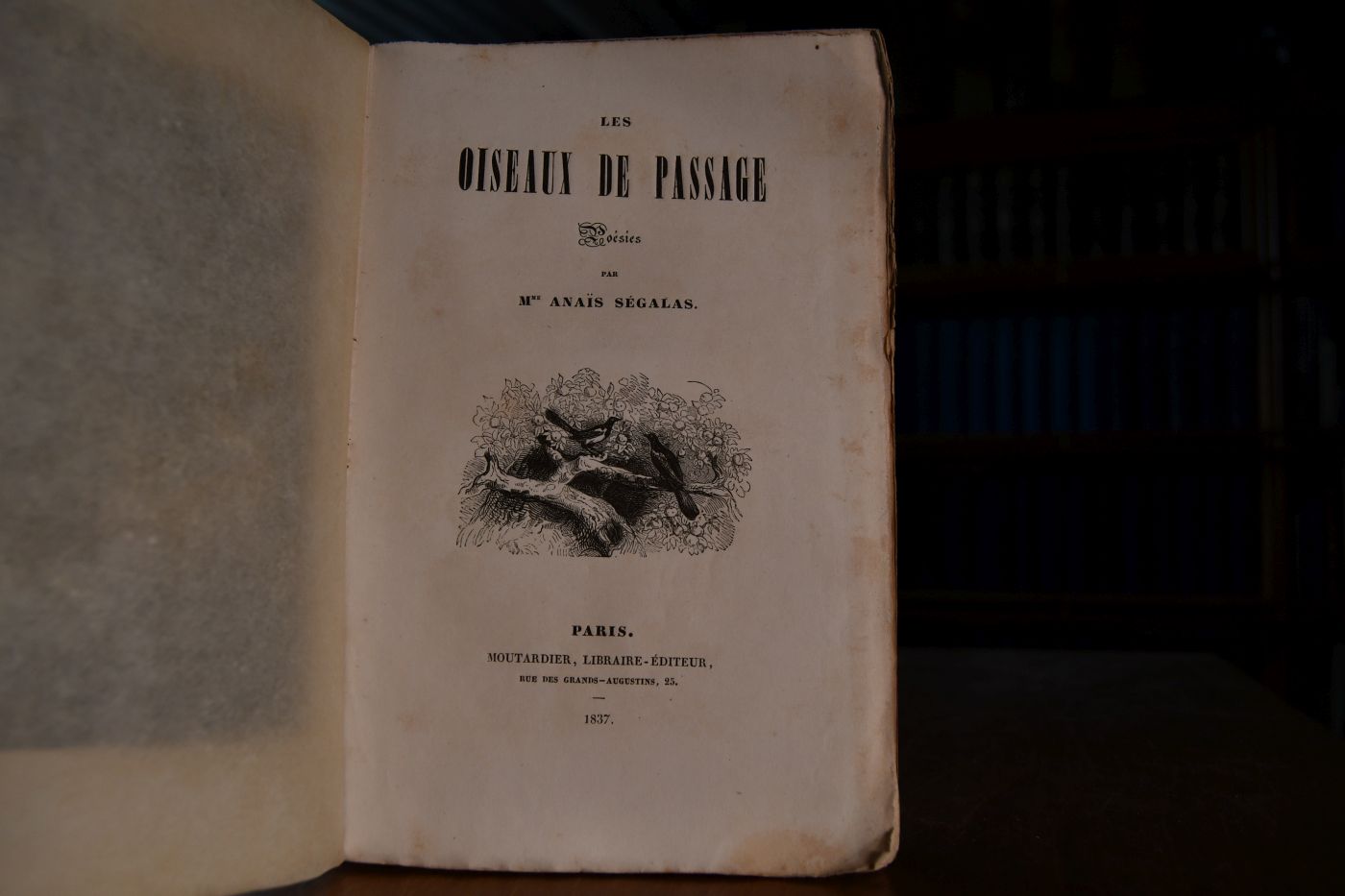 Les Oiseaux de Passage. Poesies.