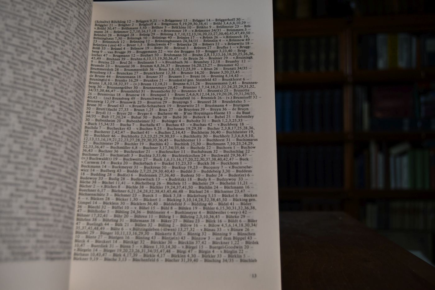 Gesamtregister zum Deutschen Familienarchiv (Bände 1-50).