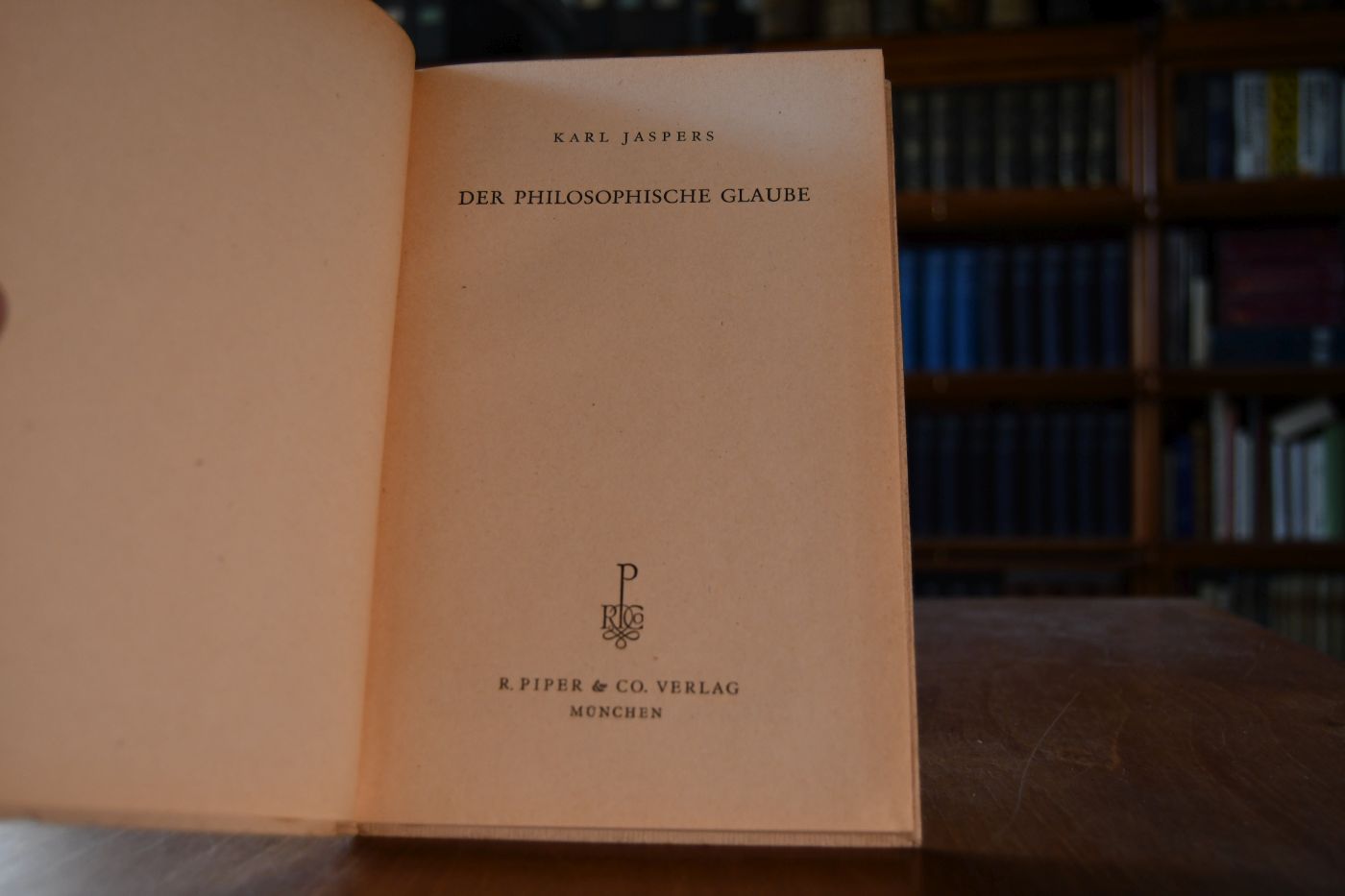 Der philosophische Glaube.