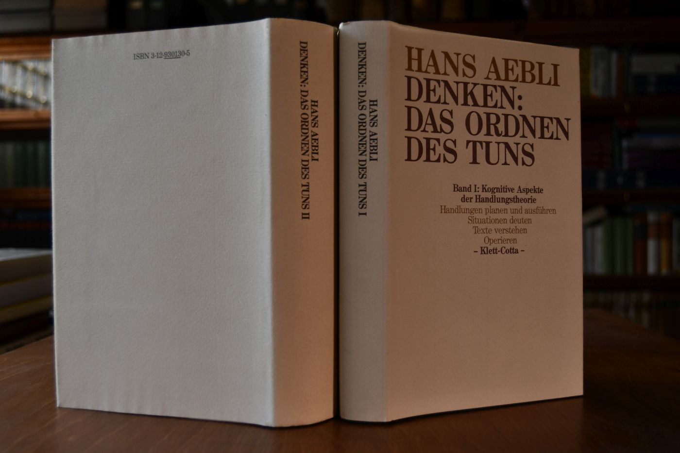 Denken Das Ordnen des Tuns. 2 Bde. Bd. I Kognitive Aspekte der Handlungstheorie. Bd. II