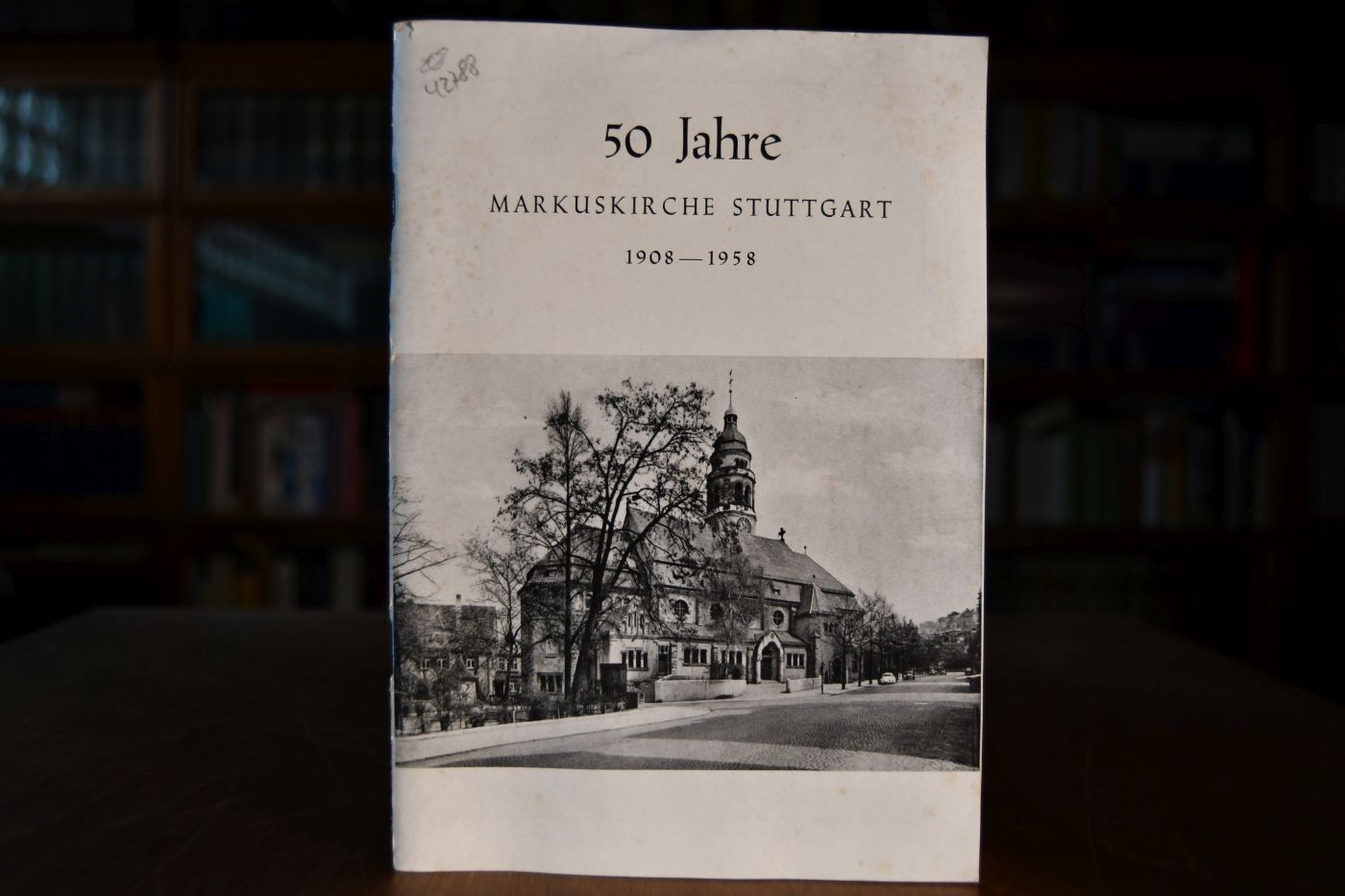 50 Jahre Markuskirche Stuttgart 1908-1958.