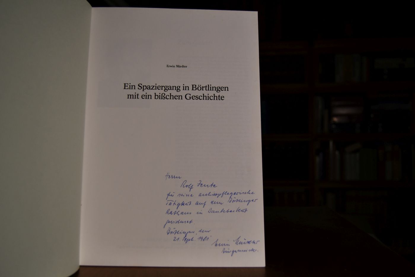 Ein Spaziergang in Börtlingen mit ein bißchen Geschichte.