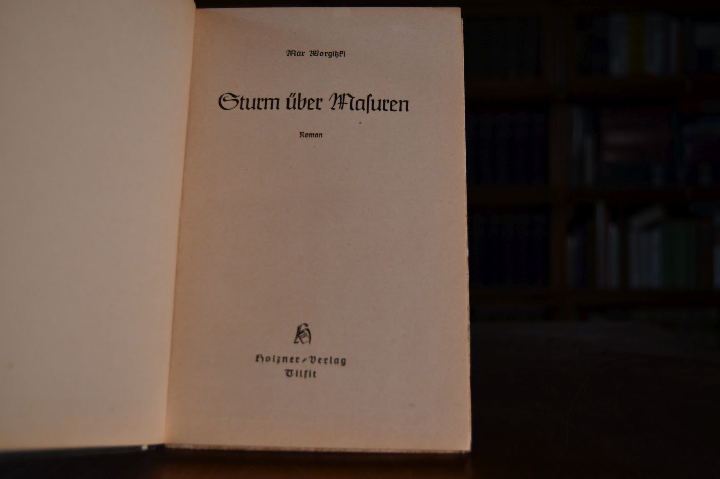 Sturm über Masuren. Roman.