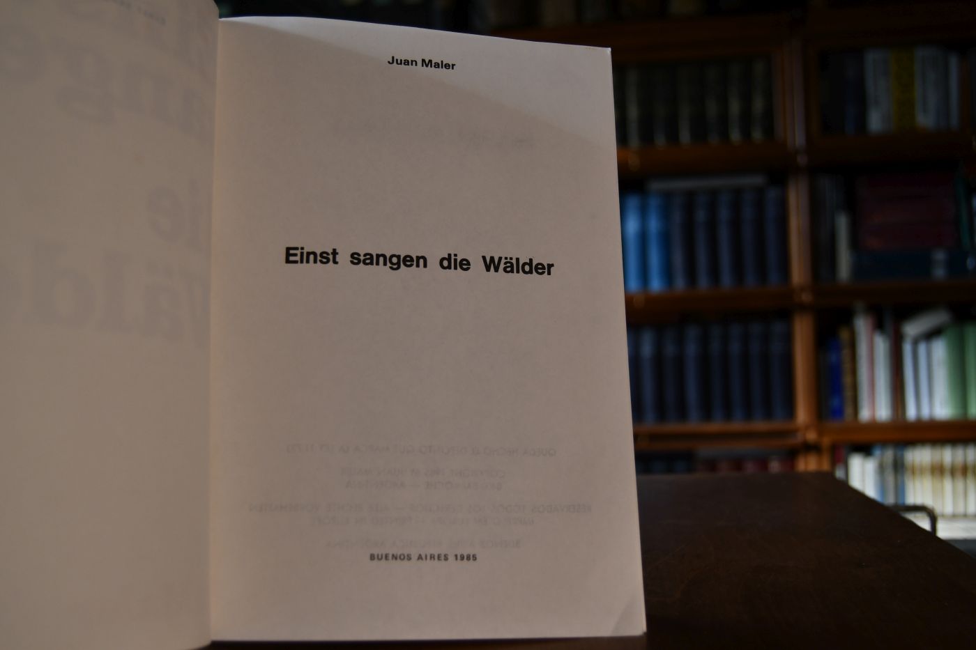Einst sangen die Wälder.