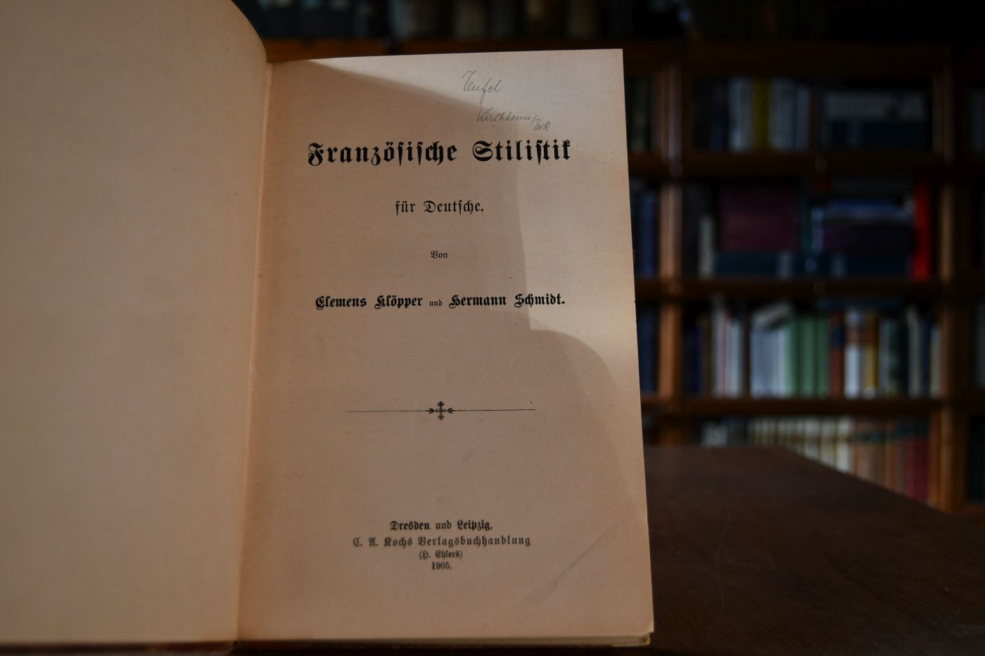Französische Stilistik für Deutsche.