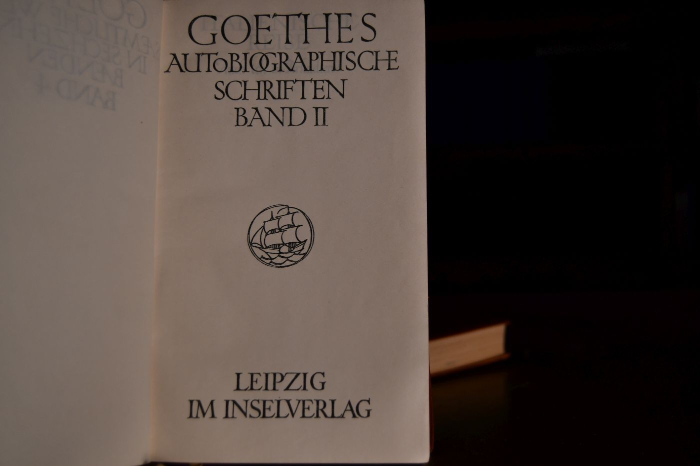 Autobiographische Schriften Bde. 1-3.
